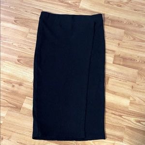 Lily White Black Pencil Skirt